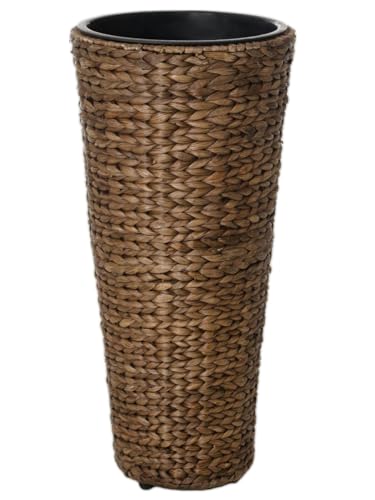 VIVANNO Pflanzkübel Blumenkübel aus Wasserhyazinthe - Klassisch rund, 60 cm, Braun, Hochwertig und Natürlich VIVANNO Pflanzkübel Blumenkübel aus Wasserhyazinthe - Klassisch rund, 60 cm, Braun, Hochwertig und Natürlich von VIVANNO