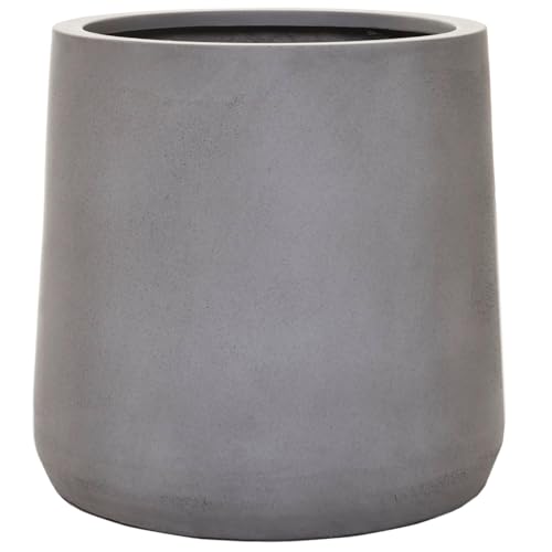 VIVANNO Pflanzkübel Blumentopf in Beton-Optik Fiberglas, 40x38 cm, Wetterfest und Frostsicher, Für Innen- und Außenbereiche VIVANNO Pflanzkübel Blumentopf in Beton-Optik Fiberglas, 40x38 cm, Wetterfest und Frostsicher, Für Innen- und Außenbereiche von VIVANNO