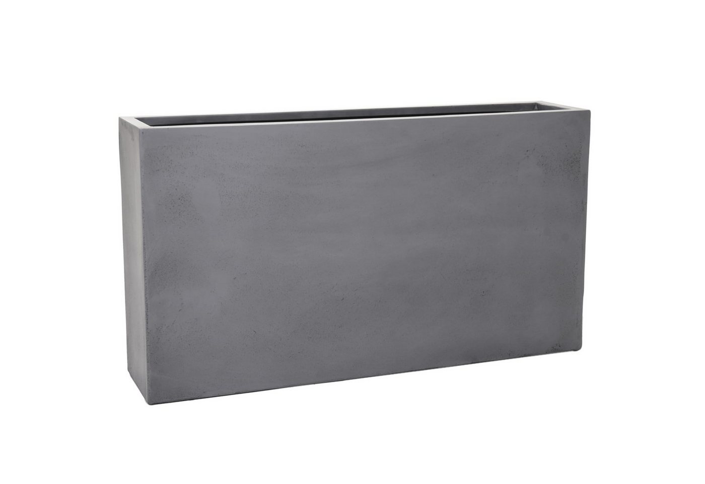 VIVANNO Pflanzkübel Fiberglas ELEMENTO SLIM Kasten - Grau Matt (1 St), 90x20x50 cm von VIVANNO