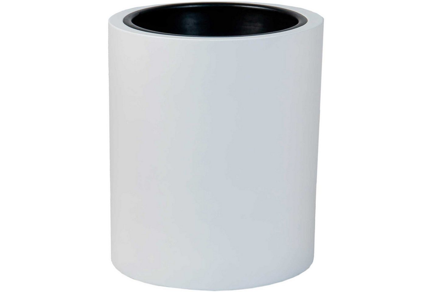 VIVANNO Pflanzkübel Fiberglas ESTRA Schale - Weiß Matt (1 St), 35x40 cm von VIVANNO