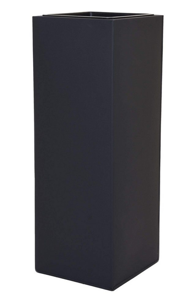 VIVANNO Pflanzkübel Pflanzkübel Blumenkübel Zink Block", Anthrazit - 40x40x100 cm (mit" von VIVANNO