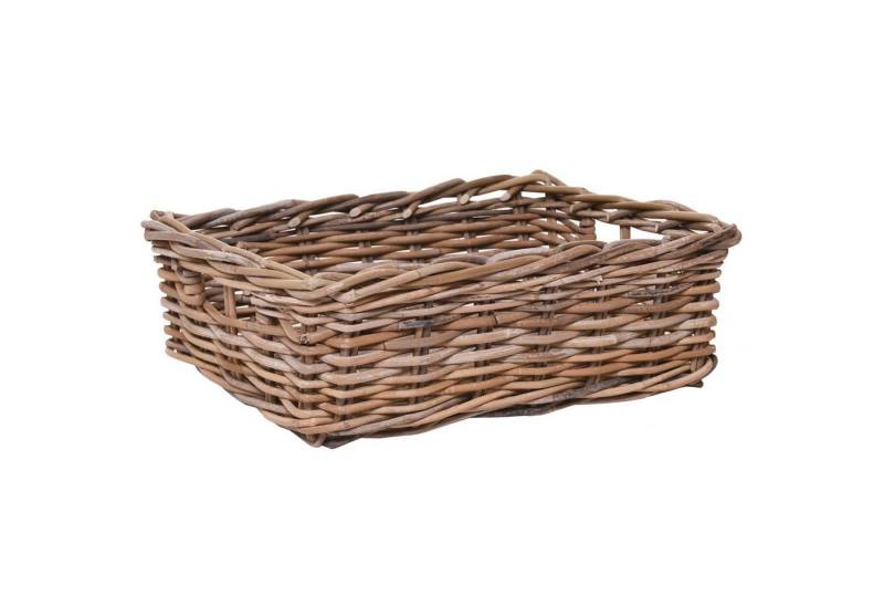 VIVANNO Tablett Rattan TACA Kasten - Natur Geflochten, Rattan, (1-tlg), 47x36x15 cm von VIVANNO