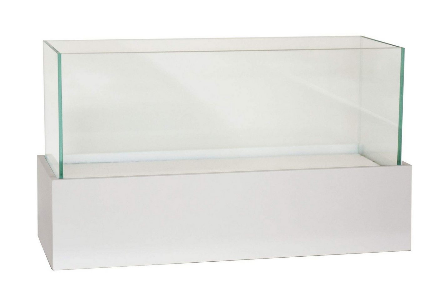 VIVANNO Windlicht Deko-Windlicht Kerzenhalter rechteckig CANDELITO Weiß Matt - 50x20x29 von VIVANNO