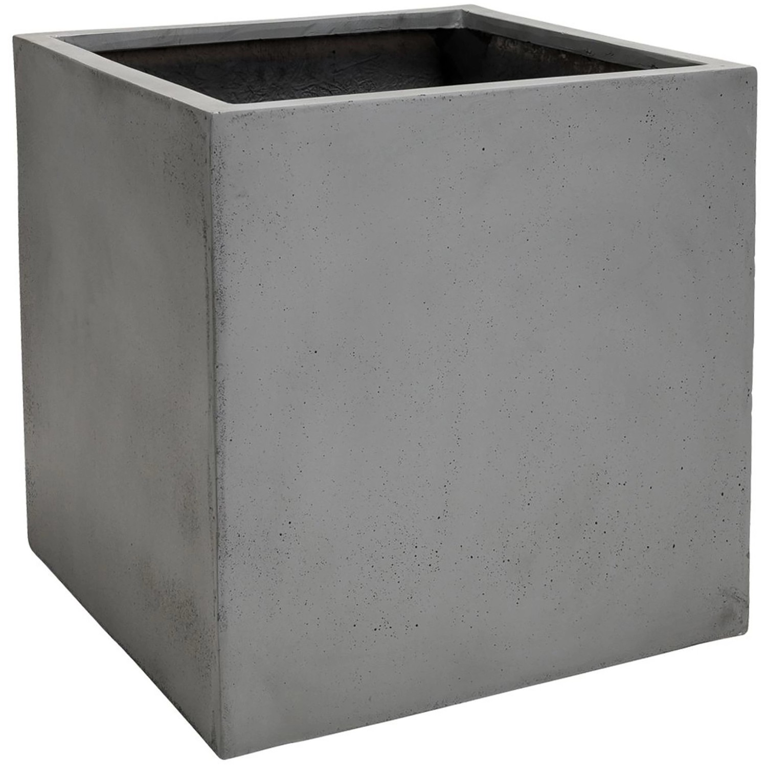 Vivanno Pflanzkübel Block 40 cm x 40 cm x 40 cm Betonoptik Grau von VIVANNO