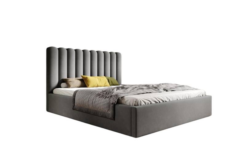 VIVENTE Möbel Polsterbett BARI Samt Bezugstoff MAGIC VELVET, Bettkasten Lattenrost 32 Lamellen (Breiten 120/140/160/180/200 cm), mit großem Bettkasten in versch. Breiten und Farben VIVENTE Möbel Polsterbett BARI Samt Bezugstoff MAGIC VELVET, Bettkasten Lattenrost 32 Lamellen (Breiten 120/140/160/180/200 cm), mit großem Bettkasten in versch. Breiten und Farben von VIVENTE Möbel