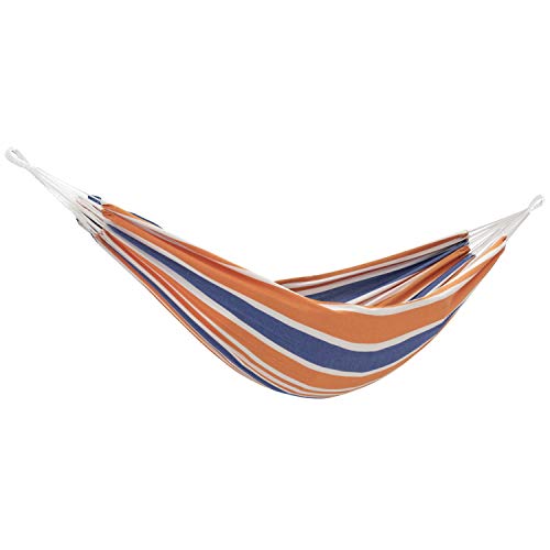 VIVERE Brazilian Cotton Hammock - Double - ORANGE Punch, BRAZ240 von VIVERE