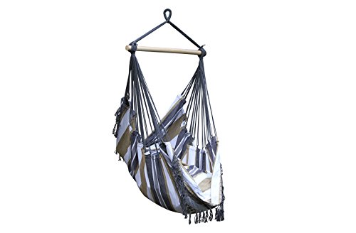 Vivere B525 Hängematte Sessel Baumwolle, Wüstenmond, mehrfabig von Vivere