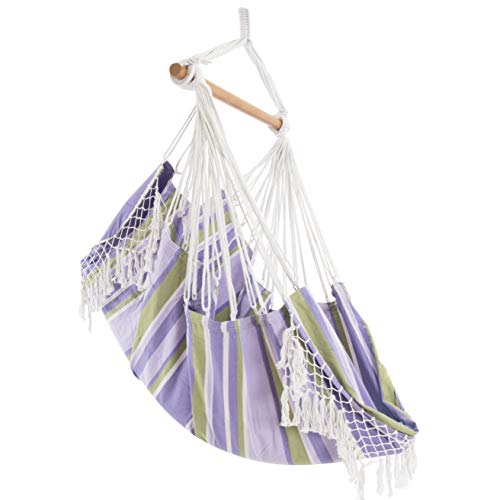 Vivere B537 Hängematte Sessel Baumwolle, Tranquility, mehrfabig von Vivere