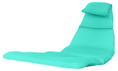 Vivere DRMC-TT Hänge Sessel Kissen Polyester, Türkis von Vivere