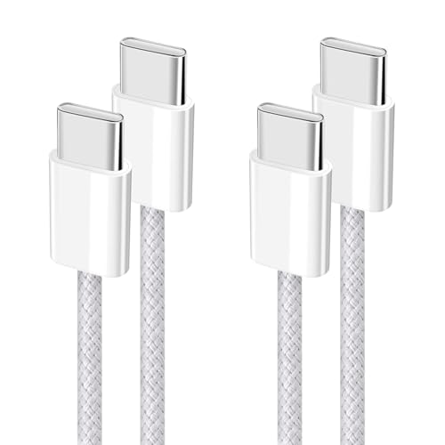 VIVIDRISE USB C auf USB C Kabel：[2Stück 1.5M+1.5M] 60W USB C Schnellladekabel PD USB Typ C Ladekabel Nylon Datenkabel von VIVIDRISE