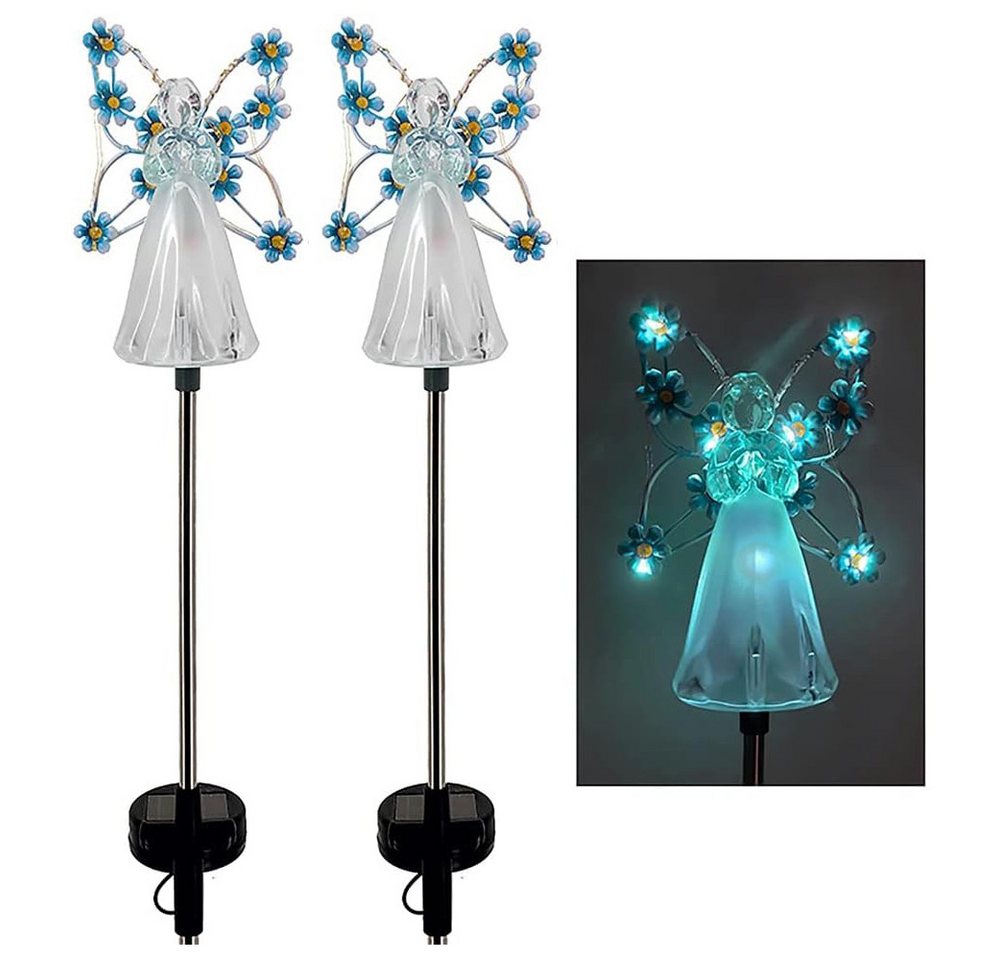 VIVIHEYDAY LED Gartenleuchte Engel LED Solarleuchte, LED-Solar Gartenlicht, Tageslichtsensor, LED fest integriert, Solar Straßenlampe für Villa Rasen von VIVIHEYDAY