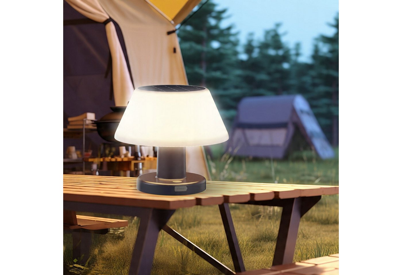 VIVIHEYDAY LED Solarleuchte Gartenleuchte, LED Solar Tischleuchte, LED Solar Tisch Lampen, mit Lichtsensor, Dimmbar, Terrassen Beleuchtung Garten VIVIHEYDAY LED Solarleuchte Gartenleuchte, LED Solar Tischleuchte, LED Solar Tisch Lampen, mit Lichtsensor, Dimmbar, Terrassen Beleuchtung Garten von VIVIHEYDAY