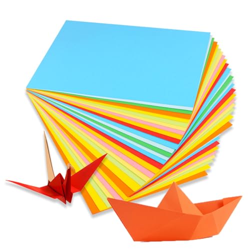 VIVIIHOO Origami Bastelpapier Set - 200 Blatt 15x15 cm Buntes Papier zum Basteln und Falten, doppelseitig mit 10 Farben, perfekt für DIY Kunst und Kindergartenprojekte VIVIIHOO Origami Bastelpapier Set - 200 Blatt 15x15 cm Buntes Papier zum Basteln und Falten, doppelseitig mit 10 Farben, perfekt für DIY Kunst und Kindergartenprojekte von VIVIIHOO