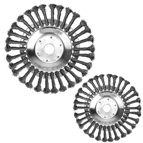 VIVIIHOO Profi Trimmer - Der Unzerstörbare Rasentrimmer, Wildkrautbürste für Rasentrimmer, 2 x Unkrautbürste. Beseitigt effektiv Unkraut und Moos - unkrautbürste für rasentrimmer. von VIVIIHOO