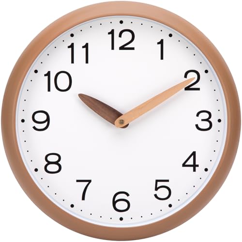 VIVILINEN Wanduhr ohne Tickgeräusche Imitation Holz Wanduhr Lautlos für Wohnzimmer Küche Schlafzimmer Büro Uhr Wand Moderne 30cm von VIVILINEN