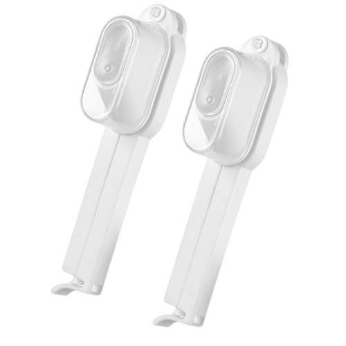 VIVIWI 2 x Lebensmittelkonservierungsbeutel-Klemmen mit Deckel, Snack-Versiegeler, Küchenzubehör von VIVIWI
