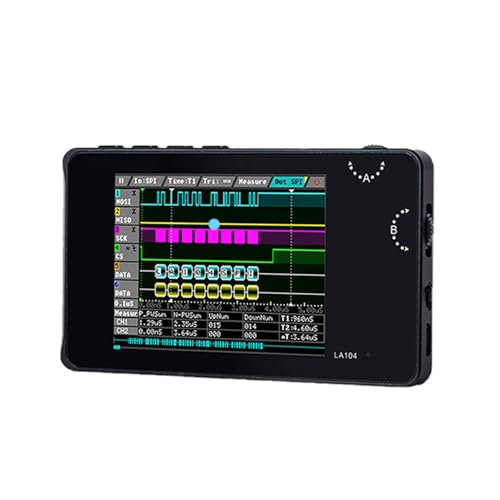 VIVIWI Digital Logics Analyzers 4-K 100Msa/s Abtastrate Tragbares 7,1 cm Bildschirm Handheld Instrument Eingebauter Akku von VIVIWI