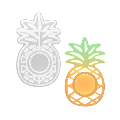 VIVIWI Flexible Silikon-Kerzenständer-Form für Heimdekoration und Obstförmiger Teelichthalter, Schreibtisch-Ornament-Form von VIVIWI