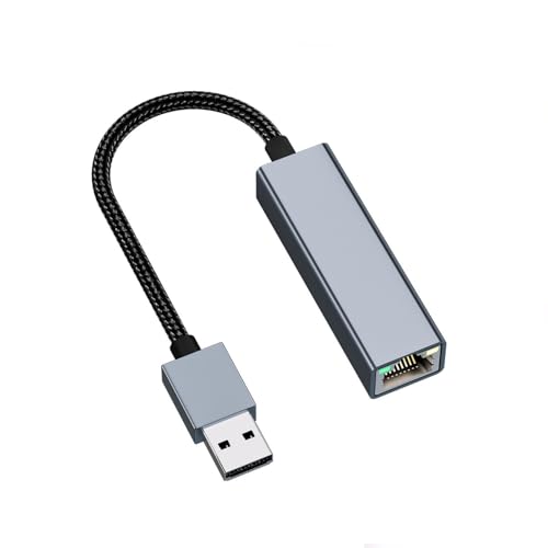 VIVIWI Hochgeschwindigkeits-Ethernet-Netzwerkadapter, USB-C-zu-Ethernet-Adapter, USB-Typ-C-RJ45-Stecker für Telefon-Pad VIVIWI Hochgeschwindigkeits-Ethernet-Netzwerkadapter, USB-C-zu-Ethernet-Adapter, USB-Typ-C-RJ45-Stecker für Telefon-Pad von VIVIWI