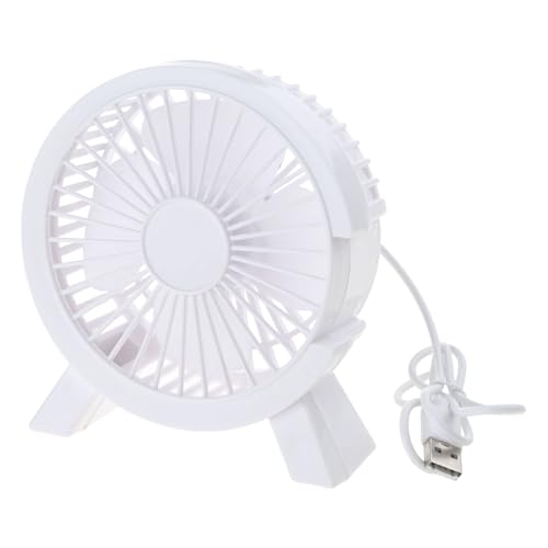 VIVIWI Retro USB Tischventilator Tischventilator 1 Geschwindigkeit 4 Flügel Tischventilator für Zuhause Auto Outdoor Reisen von VIVIWI