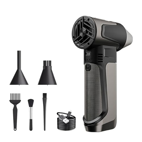 VIVIWI Tragbarer kleiner Handventilator, 2500 mAh, Luftgebläse mit 130.000 U/min und 3 Geschwindigkeitseinstellung, USB-wiederaufladbar für Reisen und Zuhause von VIVIWI