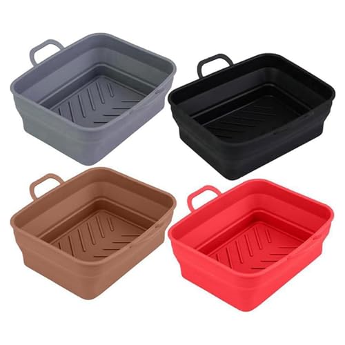 VIVIWI Vielseitiges Silikon-Backblech, wiederverwendbar, Air-Pad, Silikon-Töpfe, Küchenwerkzeug, 4 Stück von VIVIWI