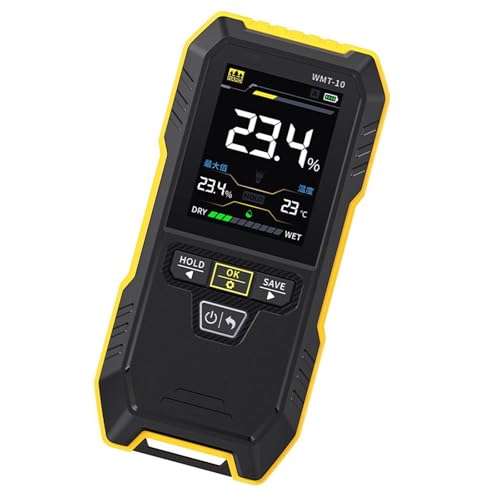 VIVIWI WMT-10 Tester Wiederaufladbare Holz- und Wandmessgerät Genaue Messung in Zimmerei und Bauwesen von VIVIWI