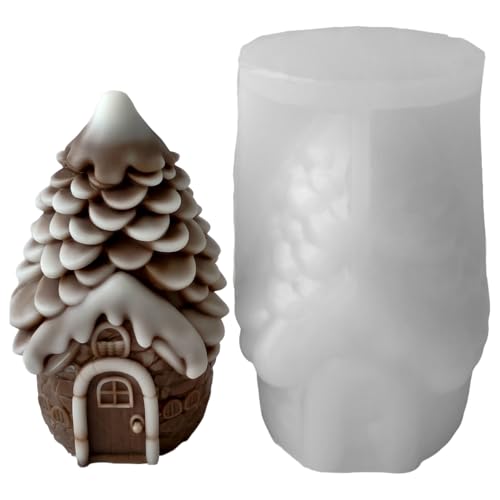 VIVIWI Weihnachts-Silikonform für Tannenzapfen, Kerzen, Kerzen, Kerzen, Kerzen, Kerzen, Seife, Urlaub, Dekoration, Backen von VIVIWI