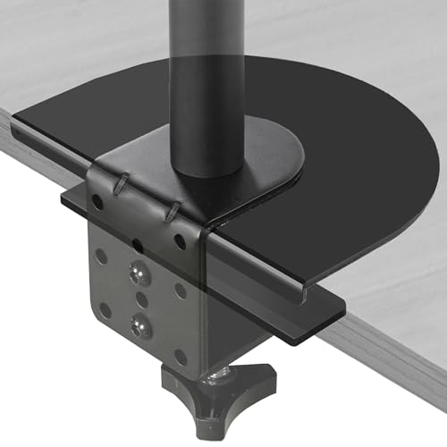 VIVO Stahlverstärkung Halterung Halterung Halterung Platte für dünne, Glas und andere zerbrechliche Tischplatten, schwarz, STAND-AC01R von VIVO