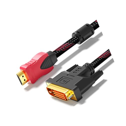 1.4M HDMI to DVI High-Definition Cable, TV Monitor, Projector Conversion Cable, 4K Bidirectional Interconversion, DVI to HDMI Cable von VIVOCH