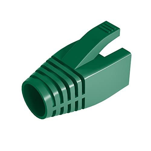 50 Pcs Cat6 Cat6A Cat7 Strain Relief Boot, RJ45 Plug Connector Cover Modular Network Plug Connector Cap Cable Connector Boots, Green von VIVOCH