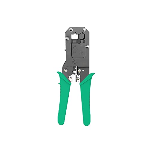 RJ45 RJ12 RJ11 Modular Crimper für Cat5 Cat5E Cat6 8P/6P Ethernet Kabel Stecker Netzwerkstecker Streifen Cut und Crimpwerkzeug von VIVOCH