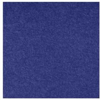 Akustisches Wandpaneel PET-Filz - 100x100 cm - Blau - Dunkelblau von VIVOL