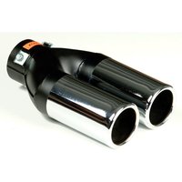Edelstahl-Auspuffblende -Doppelrohr - 45-60 mm Edelstahl-Auspuffblende -Doppelrohr - 45-60 mm von VIVOL