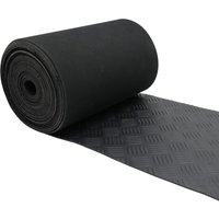 Gummimatte mit Riffelblechmuster - Meterware - Schwarz - Breite 30 cm - Dicke 3 mm Gummimatte mit Riffelblechmuster - Meterware - Schwarz - Breite 30 cm - Dicke 3 mm von VIVOL