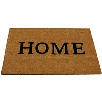 Kokos-Fußmatte - "Home" - 40 x 60 cm - Rutschfest, staubfrei & effektiver Schmutzabrieb Kokos-Fußmatte - "Home" - 40 x 60 cm - Rutschfest, staubfrei & effektiver Schmutzabrieb von VIVOL
