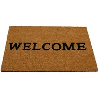 Kokos-Fußmatte - 'Welcome' - 40 x 60 cm - Rutschfest, staubfrei & effektiver Schmutzabrieb Kokos-Fußmatte - 'Welcome' - 40 x 60 cm - Rutschfest, staubfrei & effektiver Schmutzabrieb von VIVOL