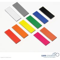 Magnetische Symbolleiste 1x3 cm grau von VIVOL