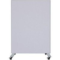 Mobile Trennwand – Akustikplatte/Whiteboard – 120 x 160 cm – Hellgrau/Weiß Mobile Trennwand – Akustikplatte/Whiteboard – 120 x 160 cm – Hellgrau/Weiß von VIVOL