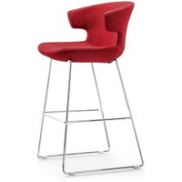 Moderner Barhocker Lima - Rot von VIVOL