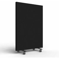 SPACIO Akustik Trennwand 120x160 cm - mit Rollen - Schwarz SPACIO Akustik Trennwand 120x160 cm - mit Rollen - Schwarz von VIVOL