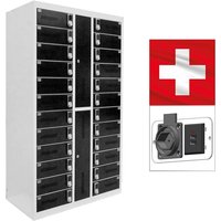 Safelock 24 Keypad - SWISS-Edition - Digitale Ziffern-Schlösser - Profi-Schließfach-Ladeschrank mit schweizer Steckdosen-Norm Safelock 24 Keypad - SWISS-Edition - Digitale Ziffern-Schlösser - Profi-Schließfach-Ladeschrank mit schweizer Steckdosen-Norm von VIVOL