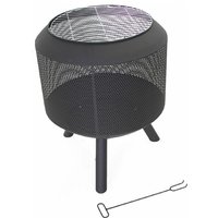 SenS-Line Drum Pot Feuerkorb - Schwarz von VIVOL