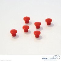 Satz Memo-Magnete 10mm rot von VIVOL