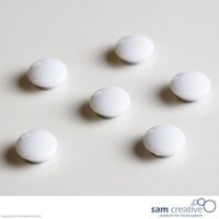Satz Memo-Magnete 20mm weiß von VIVOL