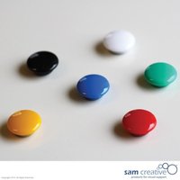 Set Memo Magnete Whiteboard Glas 20mm gemischt von VIVOL