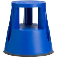 Stabiler Tritthocker - Elefantenfuß - Blau - Kunststoff Stabiler Tritthocker - Elefantenfuß - Blau - Kunststoff von VIVOL