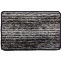 Teppich mit Streifen-Design - Anthrazit - 50x100 cm - Anthrazit von VIVOL