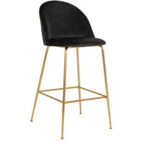 Vivol - Barhocker Vidin – Thekenstuhl – Schwarz-Gold von VIVOL
