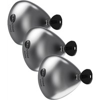 Vivol - Blackstone slam Silber - 3er Set - Lieferwagen-Schloss aus Edelstahl - Automatisch zu mit SLAM-Lock Vivol - Blackstone slam Silber - 3er Set - Lieferwagen-Schloss aus Edelstahl - Automatisch zu mit SLAM-Lock von VIVOL